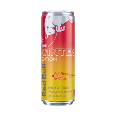 Red Bull Winter Edition Energy Drink Fuji Apple & Ginger - 12 Oz - Image 1