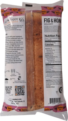 Izzio Fig & Honey Sourdough Bread - 14 OZ - Image 5