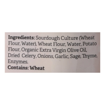 Izzio Garlic & Herbs Sourdough Bread - 14 OZ - Image 4