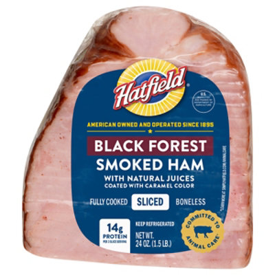 Hatfield Black Forest Boneless Smoked Ham 24 Oz - 24 OZ - Image 2
