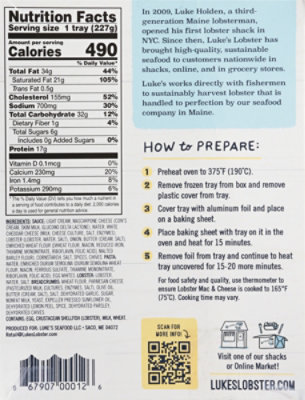 Luke's Lobster Mac & Cheese W/garlic Herb Breadcrumbs 8oz - 8 OZ - Image 6