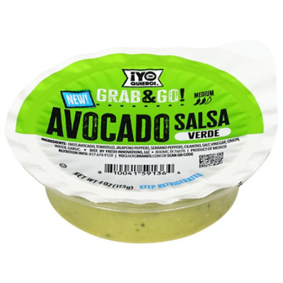 Yo Quiero Grab & Go Avocado Verde Salsa - 4 OZ - Image 2