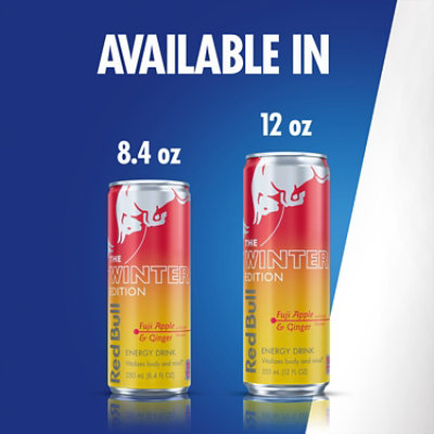 Red Bull Winter Edition Energy Drink Fuji Apple & Ginger - 4-12 Oz - Image 7