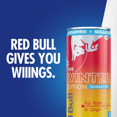 Red Bull Winter Edition SugarFree Energy Drink Fuji Apple & Ginger - 12 Oz - Image 8