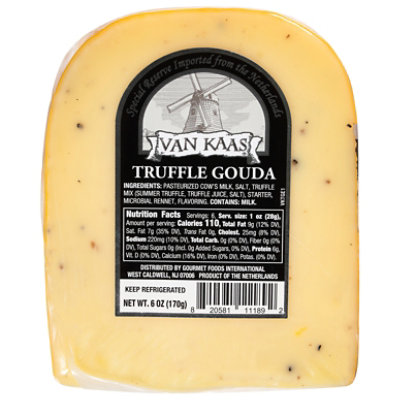 Van Kaas Gouda Dutch Truffle Cheese - 6 OZ - Image 2