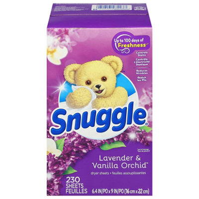 Snuggle Dryer Sheets, Lavender & Vanilla Orchid - 230 Ct. - 230 CT - Image 1