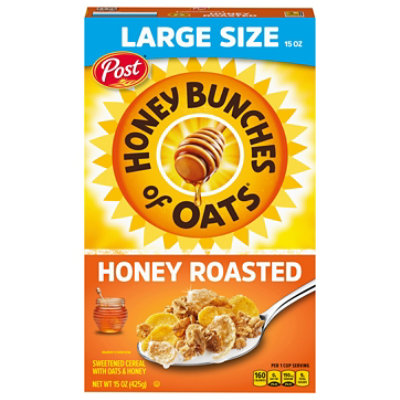 Post Honey Bunches Of Oats Honey Roasted - 15 OZ - Image 1