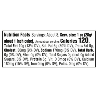 Cracker Barrel Extra Sharp White Cheddar Cheese 8 Oz Chunk - 8 OZ - Image 3