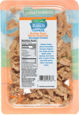 Hidden Valley Buffalo Style Ranch Seasoned Shredded Chicken 6 Oz - 6 OZ - Image 5