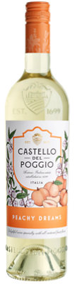 Castello Del Poggio Peachy Dreams Moscato Wine - 750 ML - Image 1
