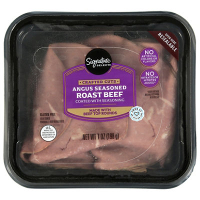 Signature Select Roast Beef Crafted Cuts Seasoned 7 Oz - 7 OZ