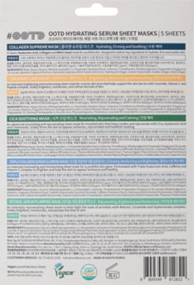 Ootd Hydrating Serum Sheet Masks Box-0.88 Oz 5 Sheets - 5 CT - Image 4