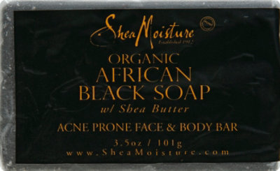 Sheamoisture Soap Bar African Black Soap 3.5 Oz - 3.5 OZ - Image 2