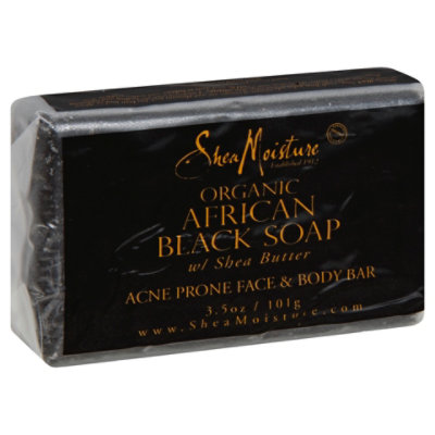 Sheamoisture Soap Bar African Black Soap 3.5 Oz - 3.5 OZ - Image 1