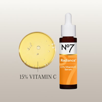 No7 Radiance Plus 15% Vitamin C Serum - .84 FZ - Image 5