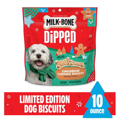 Milk Bone Gingerbread Dipperd Flavored Biscuit 10oz - 10 OZ - Image 1