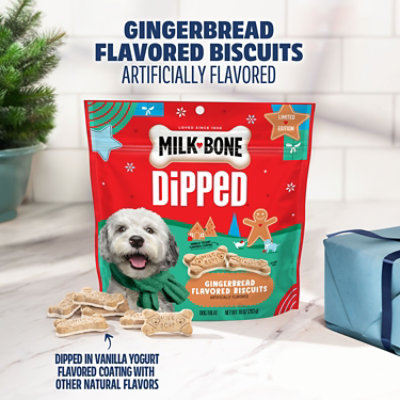 Milk Bone Gingerbread Dipperd Flavored Biscuit 10oz - 10 OZ - Image 2