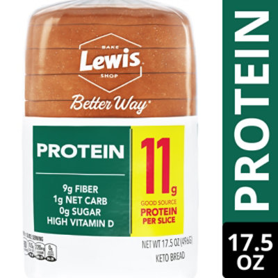 Lewis Bake Shop Better Way Protein Bread - 17.5 OZ - Image 2