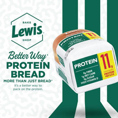 Lewis Bake Shop Better Way Protein Bread - 17.5 OZ - Image 5