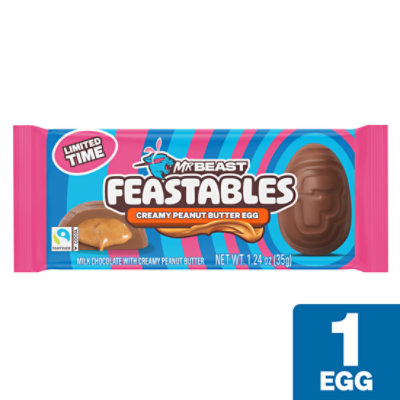 Feastables Peanut Butter Filled Egg - 1.2 OZ - Image 1