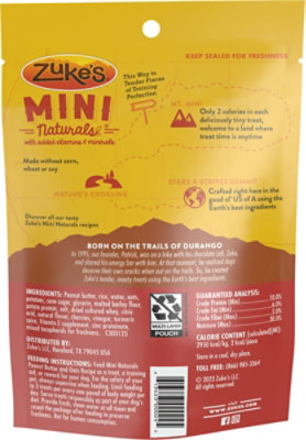 Zukes Mini Naturals Pb Oats - 6 OZ - Image 4