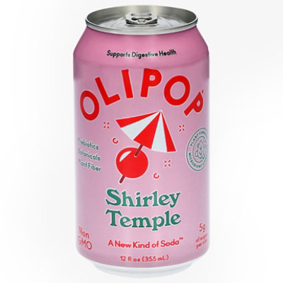 Olipop Shirley Temple Sparkling Tonic - 12 FZ - Image 2