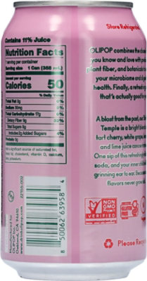 Olipop Shirley Temple Sparkling Tonic - 12 FZ - Image 5