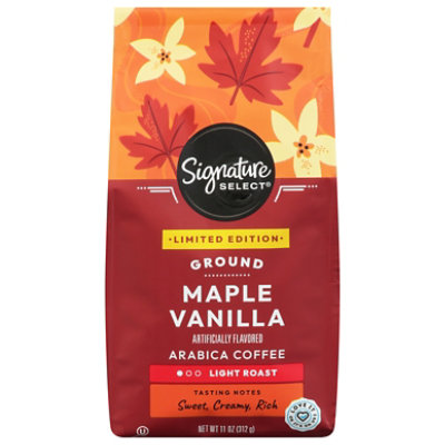 Signature Select Maple Vanilla Ground Coffee 11 Oz - 11 OZ