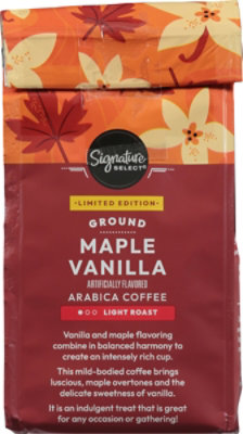 Signature Select Maple Vanilla Ground Coffee 11 Oz - 11 OZ - Image 4