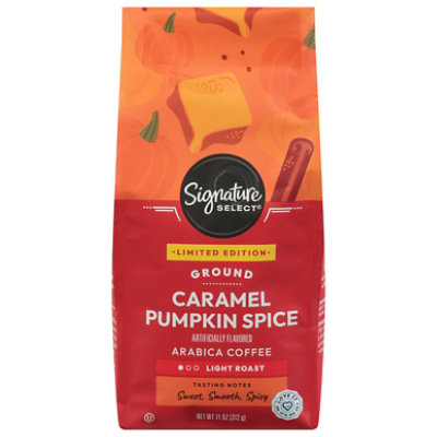 Signature Select Caramel Pumpkin Spice Ground Coffee 11 Oz - 11 OZ - Image 2