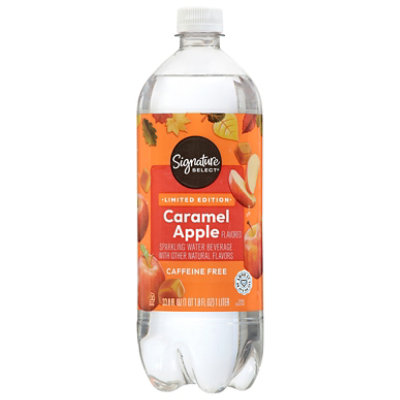 Signature Select Sparkling Water Caramel Apple 1 Lt - 1 LT