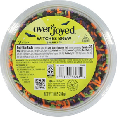 Overjoyed Sprinkles Witches Brew Tub 10 Oz - 10 OZ - Image 1