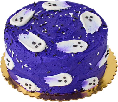 Vanilla Ghost Cake 7 Inch - EA - Image 1