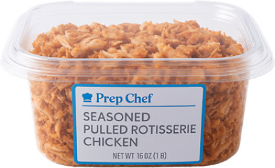 Seasoned Pulled Rotisserie Chicken - 16 Oz - Image 1