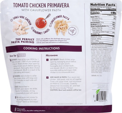 Kevins Natural Foods Tomato Chicken Primavera With Cauliflower Pasta - 24 OZ - Image 5