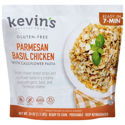 Kevins Natural Foods Parmesan Basil Chicken With Cauliflower Pasta - 24 OZ - Image 2