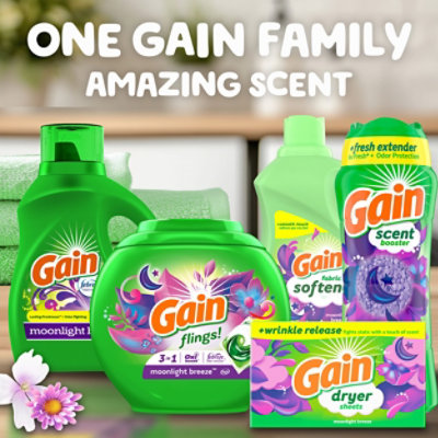 Gain In-wash Scent Booster, Moonlight Breeze 24 Oz - 24 OZ - Image 7