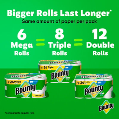 Bounty Paper Towel Sel A Size White 6mr - 6 RL - Image 3