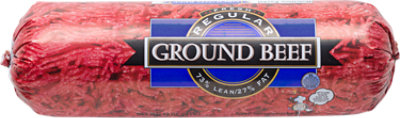 Branding Iron Ranch Bir 73% Lean Ground Beef 27% Fat Chub - 48 OZ - Image 1