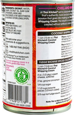 Thai Kitchen Whipping Cream Coconut - 14.03 OZ - Image 6