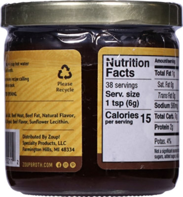 Zoup Bone Broth Concentrate Beef Base 7oz - 7 OZ - Image 6