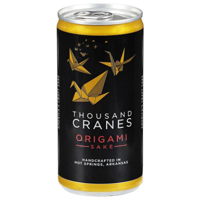 Origami Sake 1000 Cranes Can - 200 ML - Image 1