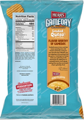 Herrs Ripple Loaded Queso 7oz - 7 OZ - Image 5