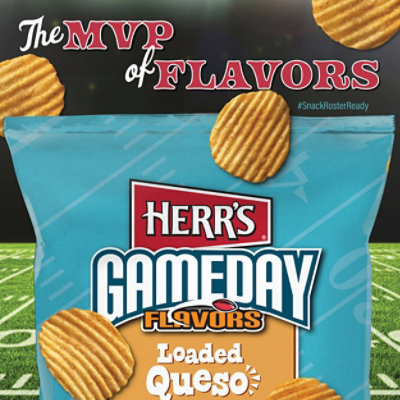 Herrs Ripple Loaded Queso 7oz - 7 OZ - Image 5