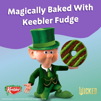 Limited Edition Keebler Wicked Fudge Stripes Chocolatey Mint Fudge Cookies - 9.5 OZ - Image 5