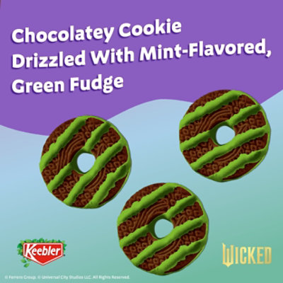Limited Edition Keebler Wicked Fudge Stripes Chocolatey Mint Fudge Cookies - 9.5 OZ - Image 2
