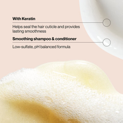 Suave Shampoo Conditioner Keratin Smooth Twin Pack - 15 FZ - Image 3