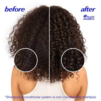 Head & Shoulders Base Hair Conditioner Moisture Care Rinse Off - 10.9 FZ - Image 5