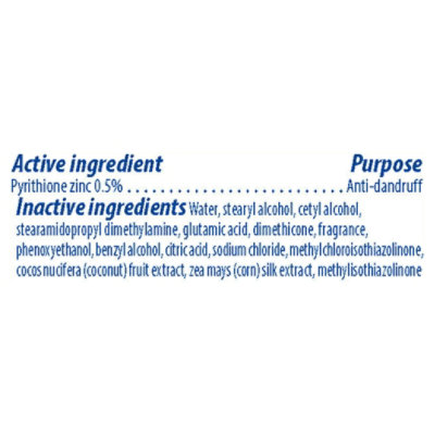 Head & Shoulders Base Hair Conditioner Moisture Care Rinse Off - 10.9 FZ - Image 3