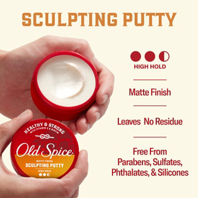 Old Spice Base Hair Styling Putty High Texturize - 2.22 OZ - Image 6